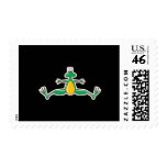 silly jumping jack froggy postage