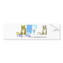 Silly Kitty bumper sticker bumper stickers