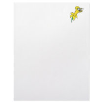 silly little bee in daffodil letterhead