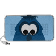 Silly Little Dark Blue Monster Notebook Speakers