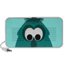 Silly Little Dark Cyan Monster Speakers