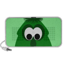 Silly Little Dark Green Monster iPod Speaker
