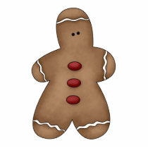 silly little gingerbread cookie photo sculptures