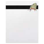 silly little hermit crab personalized letterhead