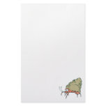 silly little hermit crab customized stationery