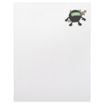 silly little ninja monster letterhead design
