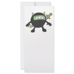 silly little ninja monster custom rack card