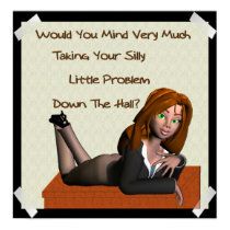 Silly Little Problem Poster posters by JenniesDesigns Silly Little Problem Poster posters