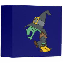 Silly Little Witch Walking Door to Door binders