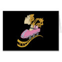silly monkey in roller coaster cards