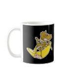 silly monkey peeling banana mug