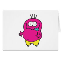 silly monster sticking out tongue cards by doonidesigns silly monster sticking out tongue cards