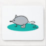 silly mouse with broken leg mouse pad