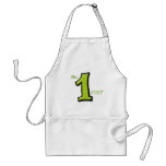 Silly Numbers 1 green Apron