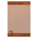 Silly Numbers 2 chocolate Stationery