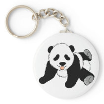 Silly Panda Key Chains