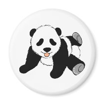 Silly Panda Fridge Magnets