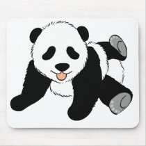Silly Panda Mouse Pads
