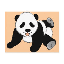 Silly Panda Postcard