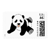 Silly Panda Stamp