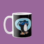 silly penguin with big sunglasses