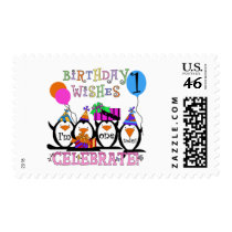 Silly Penguins 1st Birthday Tshirts and Gifts Postage