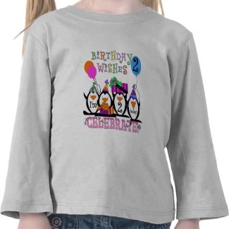 Silly Penguins 2nd Birthday T-shirts and Gifts shirt
