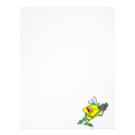 silly photographer frog cartoon letterhead