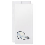 silly polar bear wearing sunglasses personalized rack card