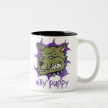 Silly Puppy Halloween Mug