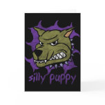 Silly Puppy Halloween Party Invitation Greeting Cards
