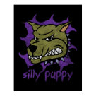 Silly Puppy Halloween Poster