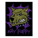 Silly Puppy Halloween Poster
