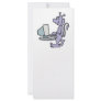silly purple computer alien monster customized rack card
