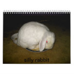 silly rabbit wall calendar