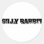 Silly Rabbit Merchandise Stickers
