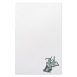 silly rhino waiter butler servant cartoon stationery design