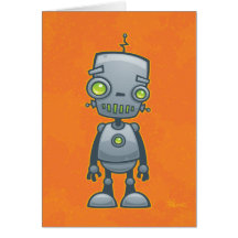 Silly Robot Greeting Cards