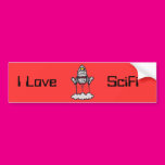 Silly Rocket Bumper Stickers