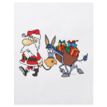 silly santa and christmas donkey flyers