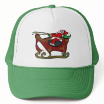 Silly Santa in His Sleigh hats