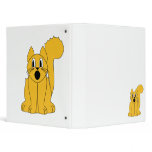Silly Scared Orange Cat binders