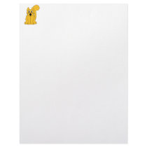 Silly Scared Orange Cat Personalized Letterhead