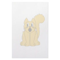 Silly Scared Orange Cat stationery by mydeas Silly Scared Orange Cat stationery