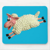 Silly Sheep mousepads by AmyVangsgard Silly Sheep mousepads