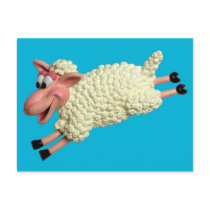 Silly Sheep postcards by AmyVangsgard Silly Sheep postcards