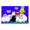 Silly Sheep Poster posters