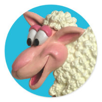 Silly Sheep stickers by AmyVangsgard Silly Sheep stickers
