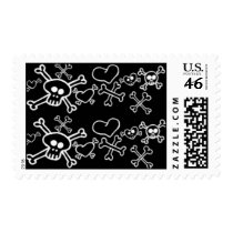 SILLY SKULLS AND CROSSBONES stamps