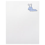 silly sluggy blue monster letterhead